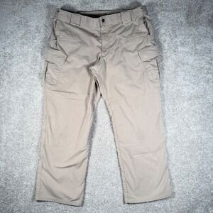 5.11 Tactical Men's Khaki Cargo Pants Utility Workwear Size 42x30 Uniform